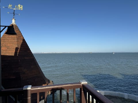 View from the outside staircase