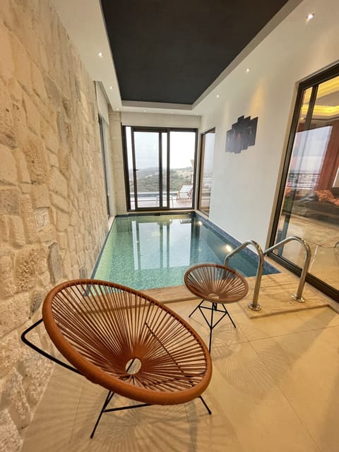 Indoor pool, seasonal outdoor pool