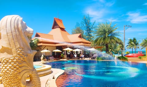 2 outdoor pools, pool umbrellas, sun loungers