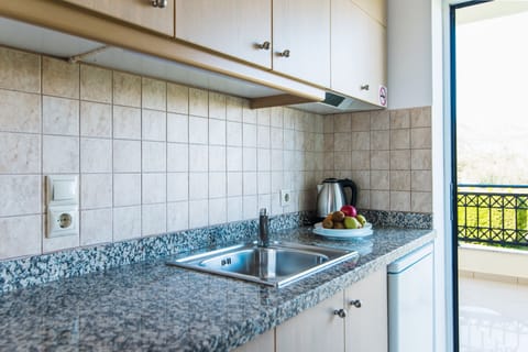 Superior Studio | Private kitchenette | Fridge, stovetop, electric kettle, cookware/dishes/utensils