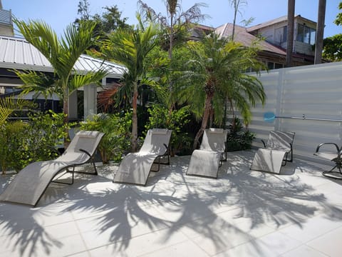 Outdoor pool, open 9:00 AM to 9:00 PM, sun loungers