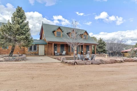front of cabin