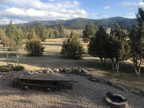 View from wrap around deck.