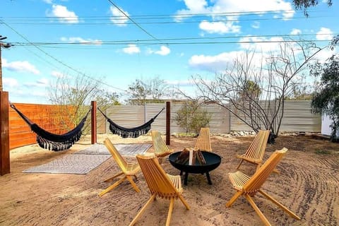 Backyard | Private Hot Tub, Fire Pit & Desert Views