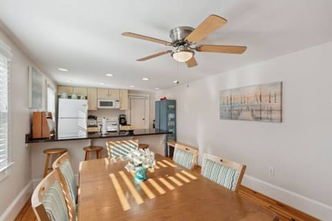 Level 1 - Dining room and kitchen.
