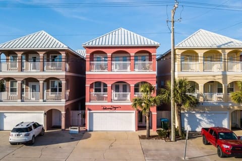 View from across the street take by a drone.