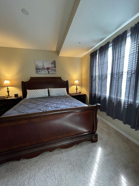 Master Bedroom:  King bed