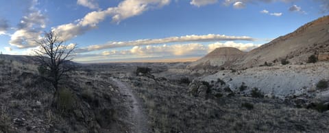 Andy's loop looking north to the rental.