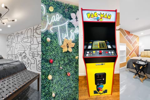 Currently featuring Christmas decor and our brand new PAC-MAN Arcade Game