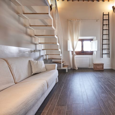 Apartment, 1 Bedroom | Living area | LCD TV