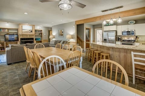 Mid-Level Additional Dining Table seats 4