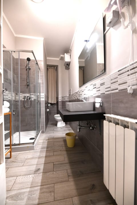 Business Room | Bathroom | Rainfall showerhead, free toiletries, hair dryer, towels