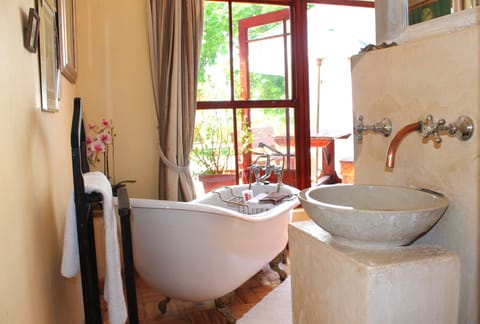 Double Room 1 Sunrise Surprise | Bathroom | Hair dryer, towels, soap