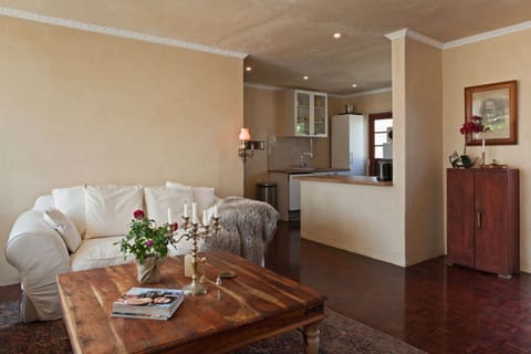 45-inch flat-screen TV with cable channels, TV