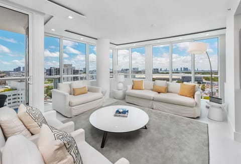 Living Room overlooking the City!
