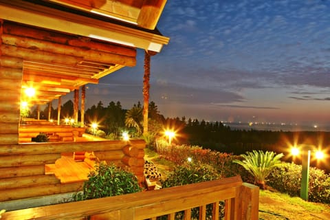 Front of property - evening/night
