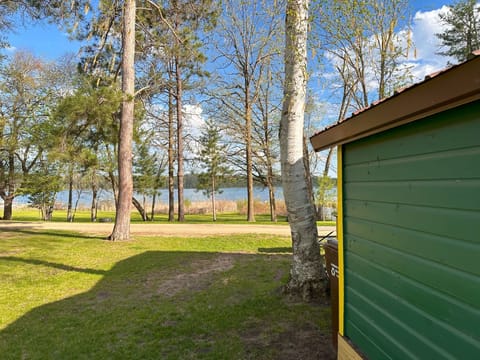 View from Cabin 1 facing Seventh Crow Wing Lake