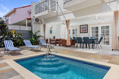 Relax in the tranquil garden or cool off in the private plunge pool