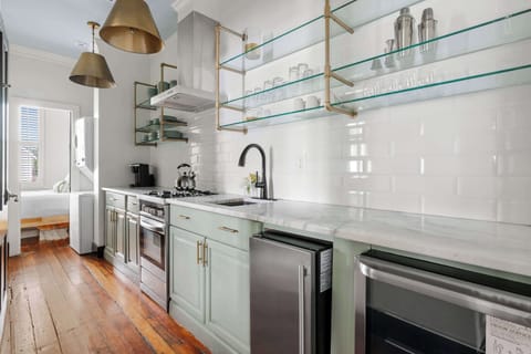 Fully stocked kitchen