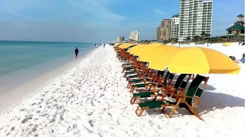 Beautiful Sandestin Beach resort beaches, restaurants, bars…golf cart ride away