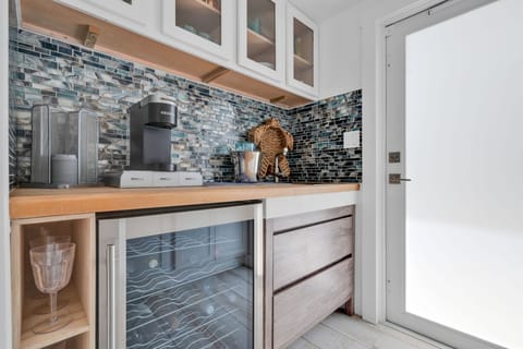 Wet bar located in “kids room”