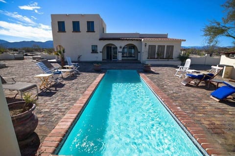 This 3-bedroom, 2-bath rental features a private backyard pool with sundeck and loungers—no community pool hours or capacity limits apply here.