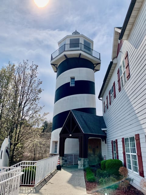 Climb the 63-foot lighthouse to take in the view of SPV village