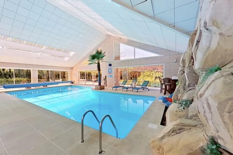Indoor pool, open 8:00 AM to 9:00 PM, sun loungers