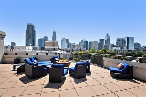 Skyline Views from the Rooftop Terrace