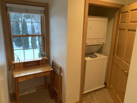 Upstairs hallway (small washer/dryer for use)