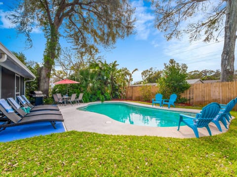 Heated private pool for year-round enjoyment