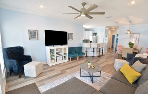 Open concept family room