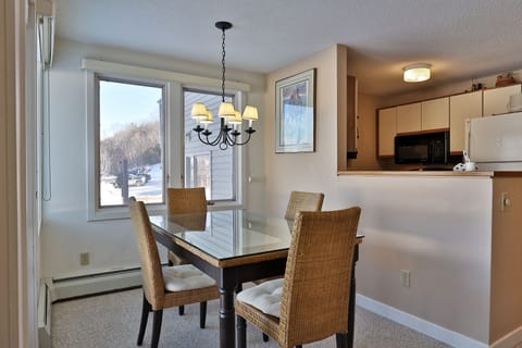 Light filled dining area