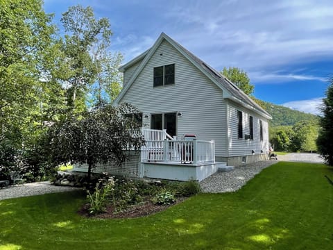 Back yard and Deck