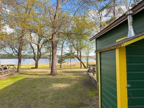 View from Cabin 2 facing Seventh Crow Wing Lake