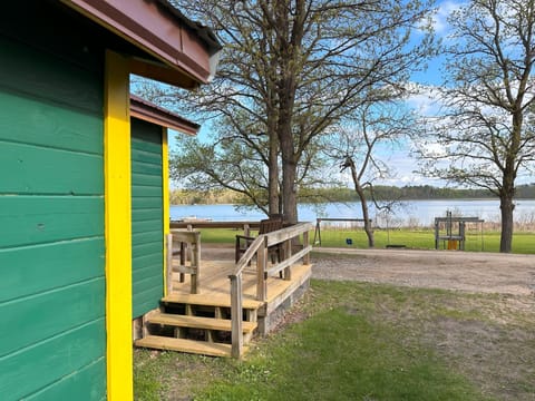 View from Cabin 4 facing Seventh Crow Wing Lake