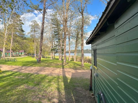 View from Cabin 8 facing Seventh Crow Wing Lake