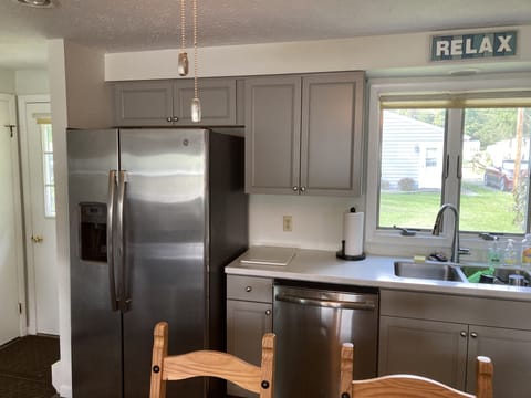 All new stainless steel appliances