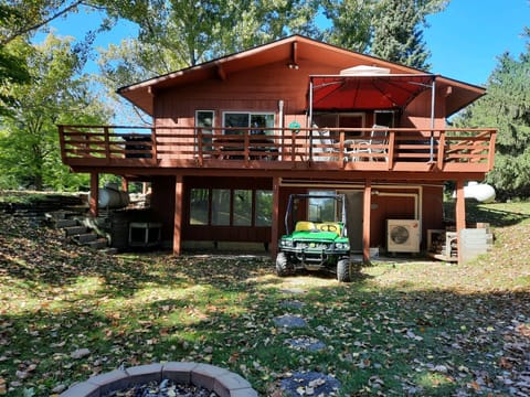 Lakeside property grounds