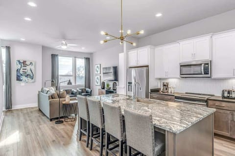 Start your day with coffee at the island before Nashville adventures.