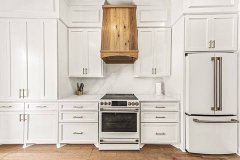Kitchen with Café appliances