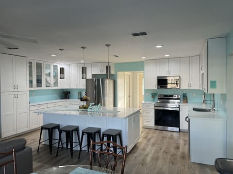 Fully stocked Kitchen with dishwasher