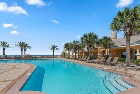 Indoor pool, outdoor pool, sun loungers