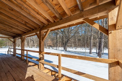 From back porch in winter