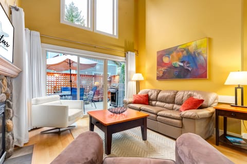 Bright, open living space