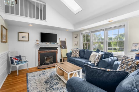 Cozy, bright living room at 60 Lyman Lane-South Yarmouth-Cape Cod