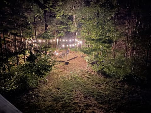 Beautiful view of fire pit
