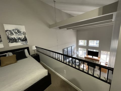 View from loft bedroom