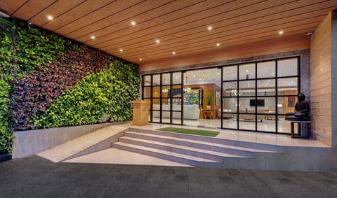 Interior entrance