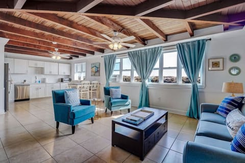 Open concept living area | Dune views